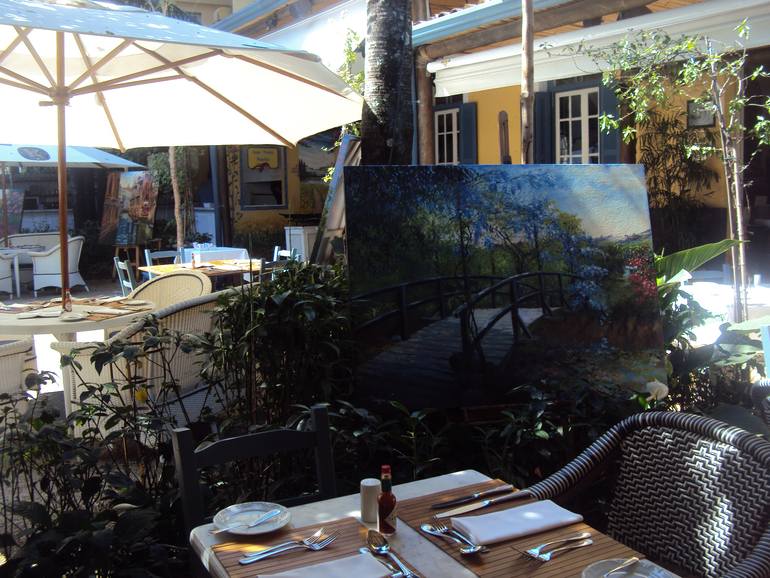 Original Art Deco Nature Painting by Dejair Dos Santos