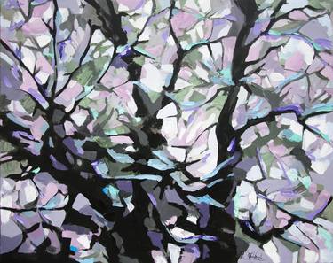 Print of Abstract Tree Paintings by Jakub Jecminek
