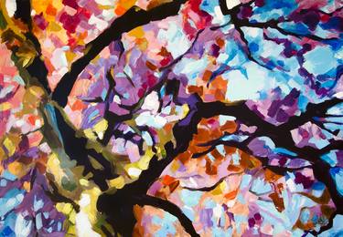 Print of Abstract Tree Paintings by Jakub Jecminek