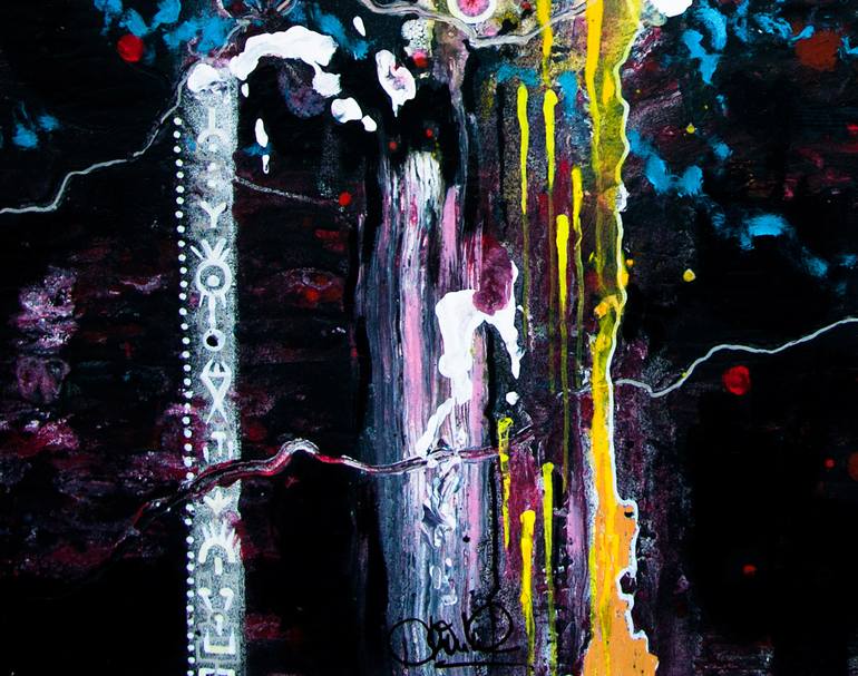 Original Abstract Expressionism Abstract Painting by Jakub Jecminek