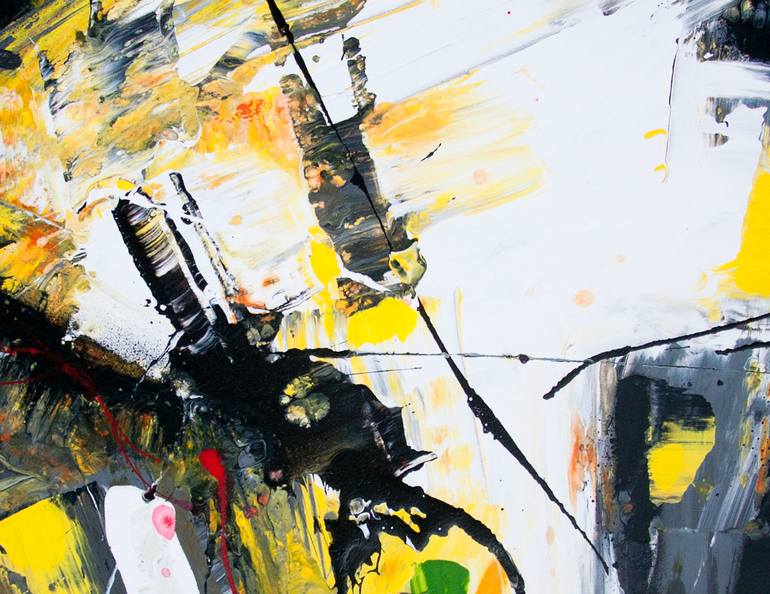 Original Abstract Expressionism Abstract Painting by Jakub Jecminek
