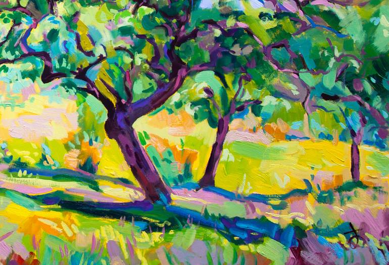 Original Expressionism Nature Painting by Jakub Jecminek