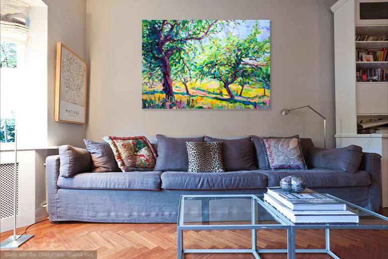 Original Expressionism Nature Painting by Jakub Jecminek
