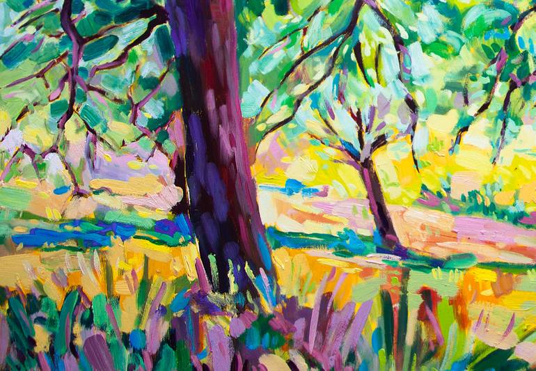 Original Expressionism Nature Painting by Jakub Jecminek