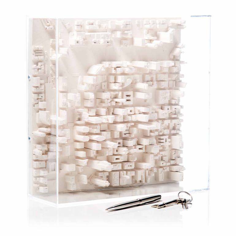 Original Documentary Architecture Sculpture by Chisel And Mouse
