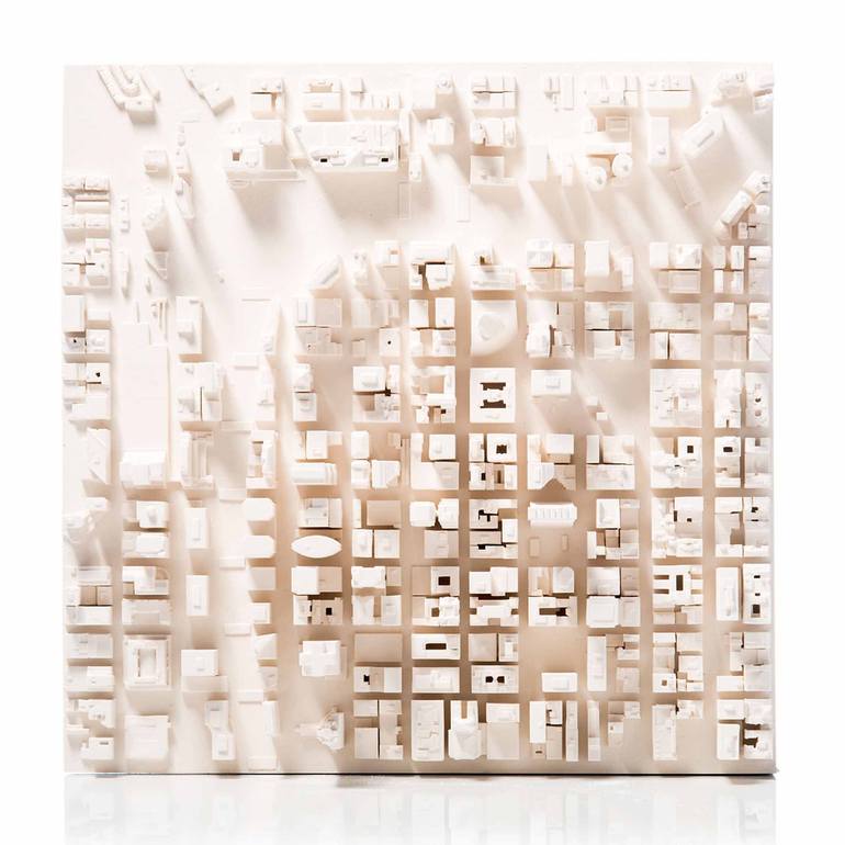 Original Documentary Architecture Sculpture by Chisel And Mouse