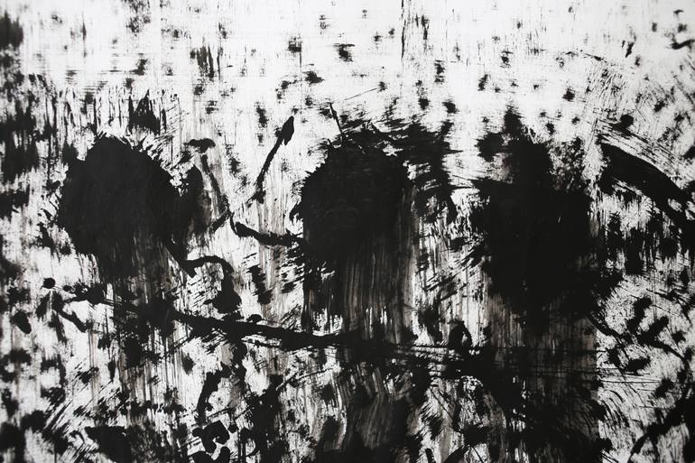 Original Abstract Expressionism Abstract Painting by The Krank