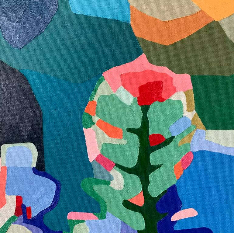 Original Minimalism Landscape Painting by Aylee Kim