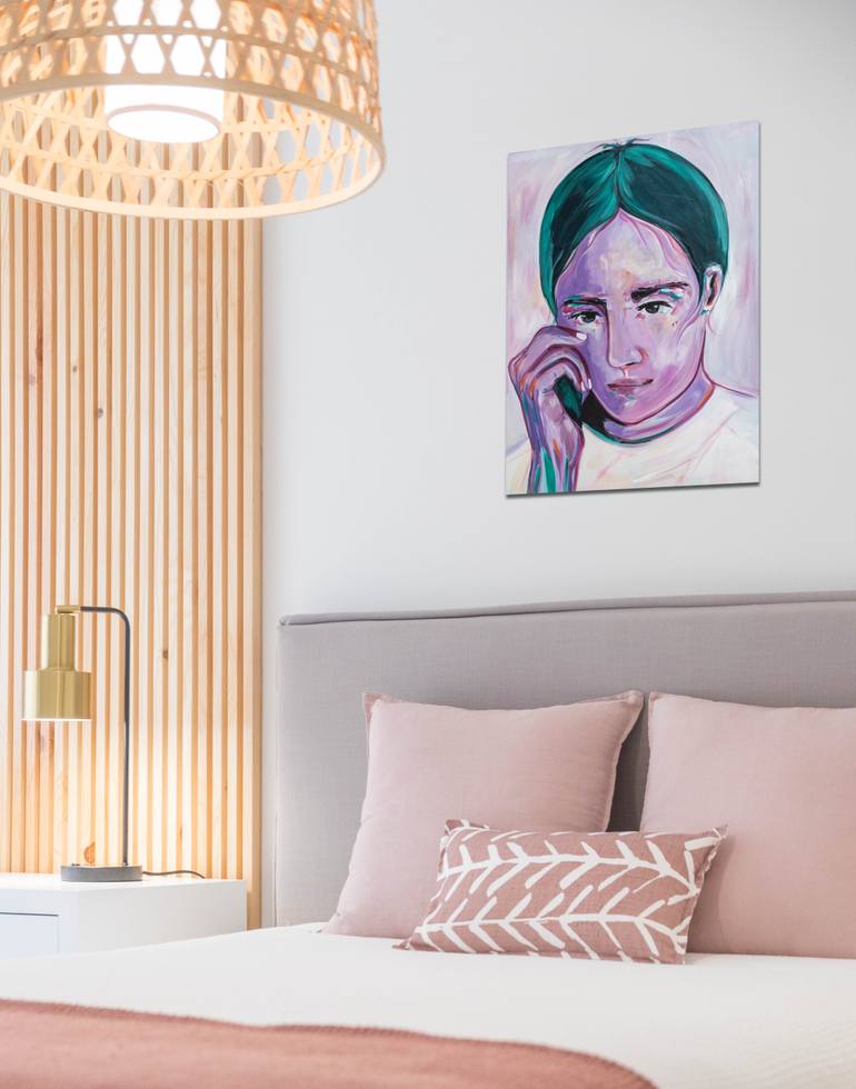 Original Contemporary People Painting by Anne Schubert