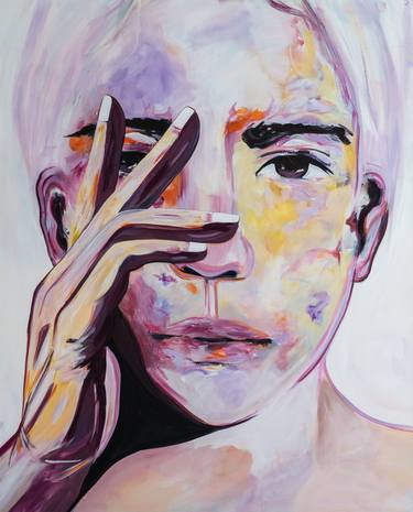 Original Figurative Portrait Paintings by Anne Schubert