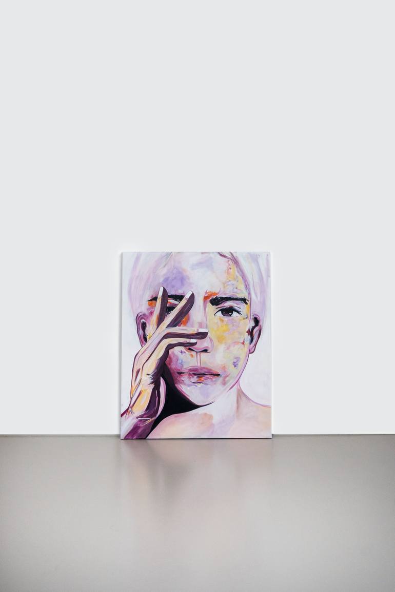 Original Contemporary People Painting by Anne Schubert