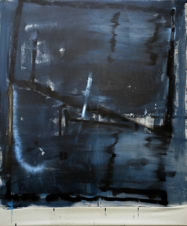 Original Abstract Expressionism Abstract Painting by Filipe Real Marinheiro