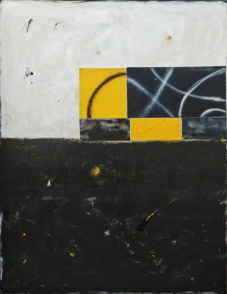 Original Abstract Expressionism Abstract Painting by Filipe Real Marinheiro