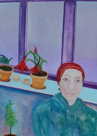 Print of Figurative Home Paintings by Sandra Brandeis Crawford