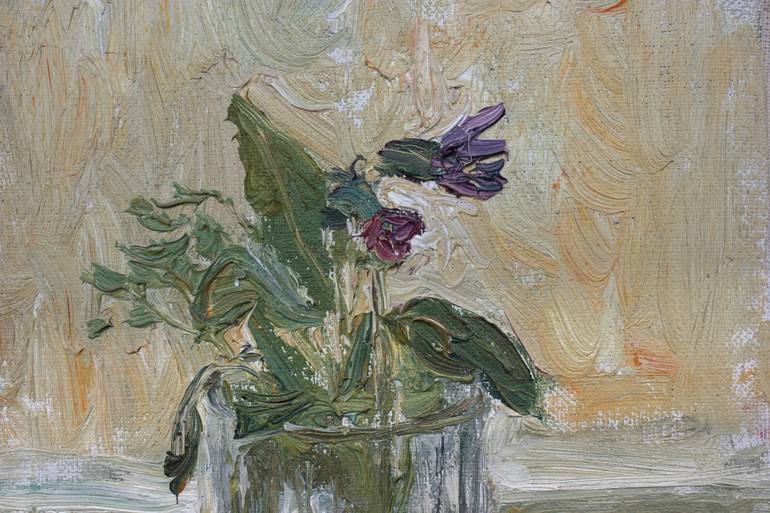 Original Impressionism Still Life Painting by Anna Zamurueva