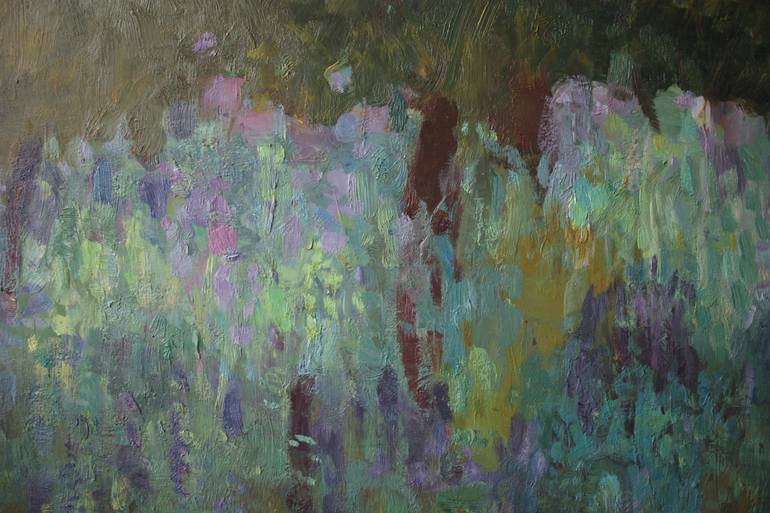 Original Impressionism Abstract Painting by Anna Zamurueva