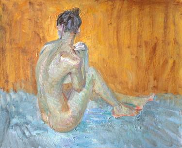 "Nude on yellow" thumb