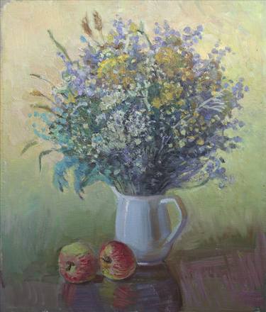 "Bouquet of wildflowers and apples" thumb