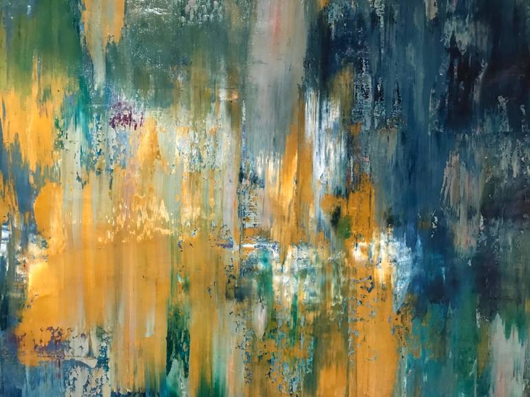 Original Abstract Expressionism Abstract Painting by Ramona-Mariana Pirtea