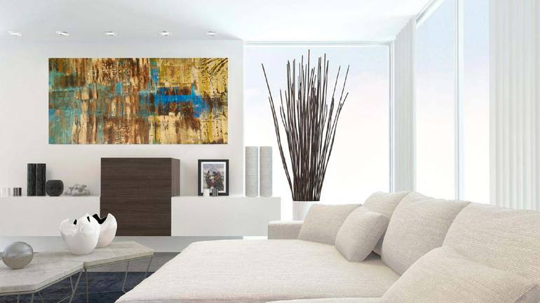 Original Modernism Abstract Painting by Ramona-Mariana Pirtea