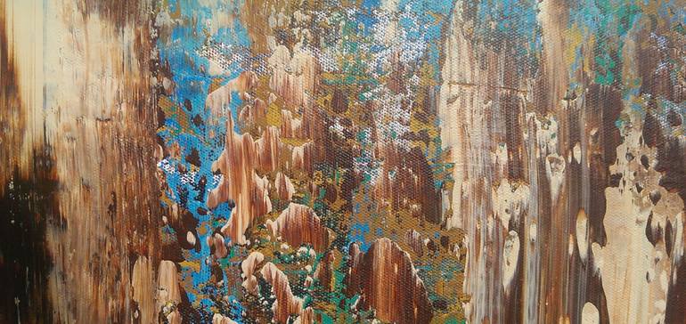Original Modernism Abstract Painting by Ramona-Mariana Pirtea