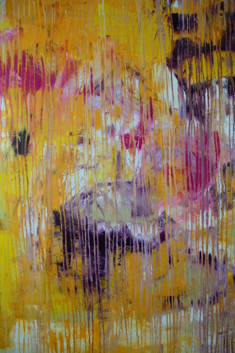 Original Abstract Expressionism Abstract Painting by Ramona-Mariana Pirtea