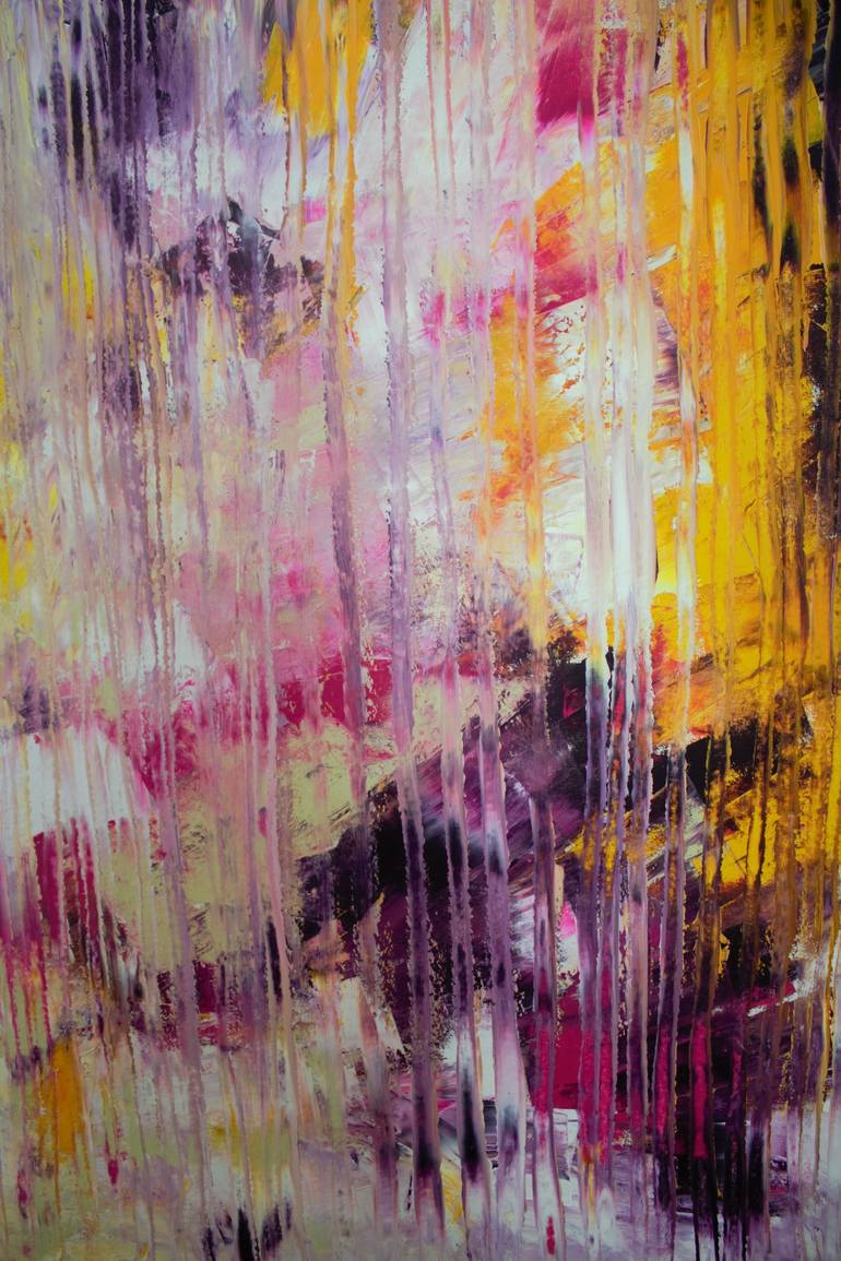 Original Abstract Expressionism Abstract Painting by Ramona-Mariana Pirtea