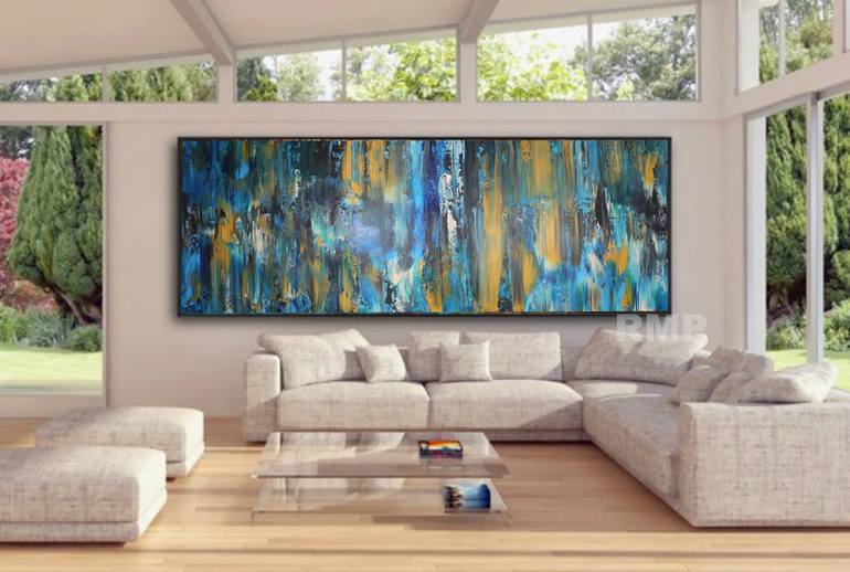 Original Abstract Expressionism Abstract Painting by Ramona-Mariana Pirtea