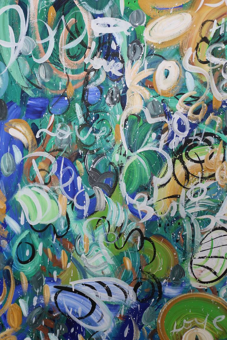 Original Abstract Expressionism Abstract Painting by Ramona-Mariana Pirtea