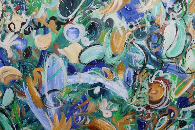 Original Abstract Expressionism Abstract Painting by Ramona-Mariana Pirtea
