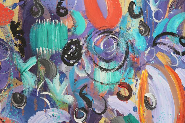 Original Abstract Expressionism Abstract Painting by Ramona-Mariana Pirtea