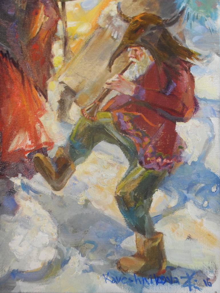 Original Impressionism Other Painting by Zoe Kaveshnikova