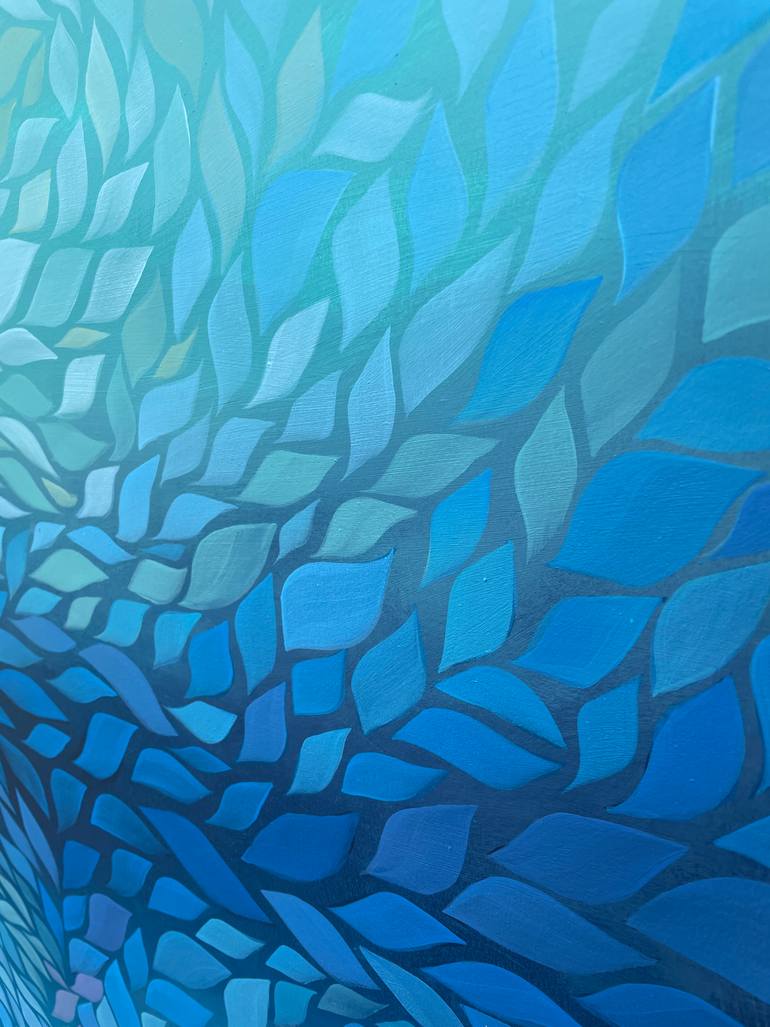 Original Abstract Landscape Painting by Ivanna Kolodii