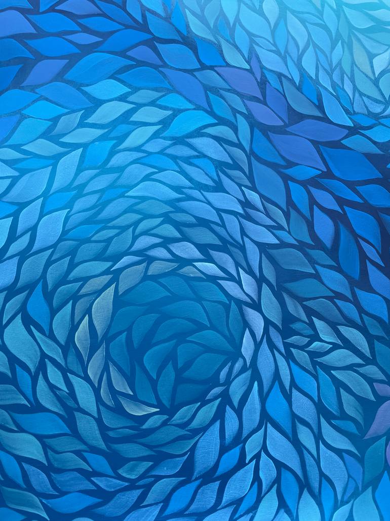 Original Abstract Landscape Painting by Ivanna Kolodii