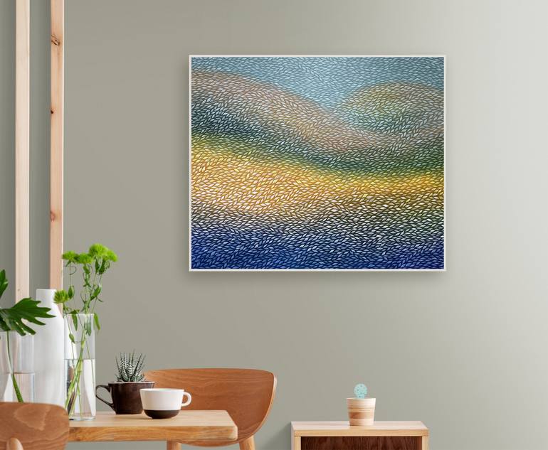 Original Abstract Landscape Painting by Ivanna Kolodii