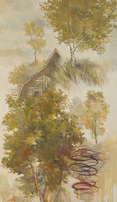 Original Conceptual Landscape Paintings by Paul Peterson