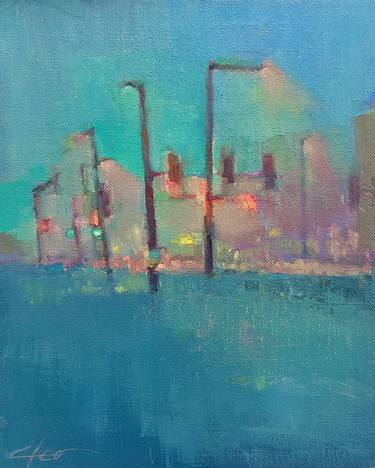 Original Impressionism Cities Paintings by Cleo Manuel Krueger