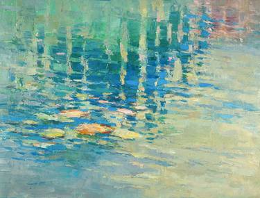 Print of Abstract Water Paintings by Cleo Manuel Krueger