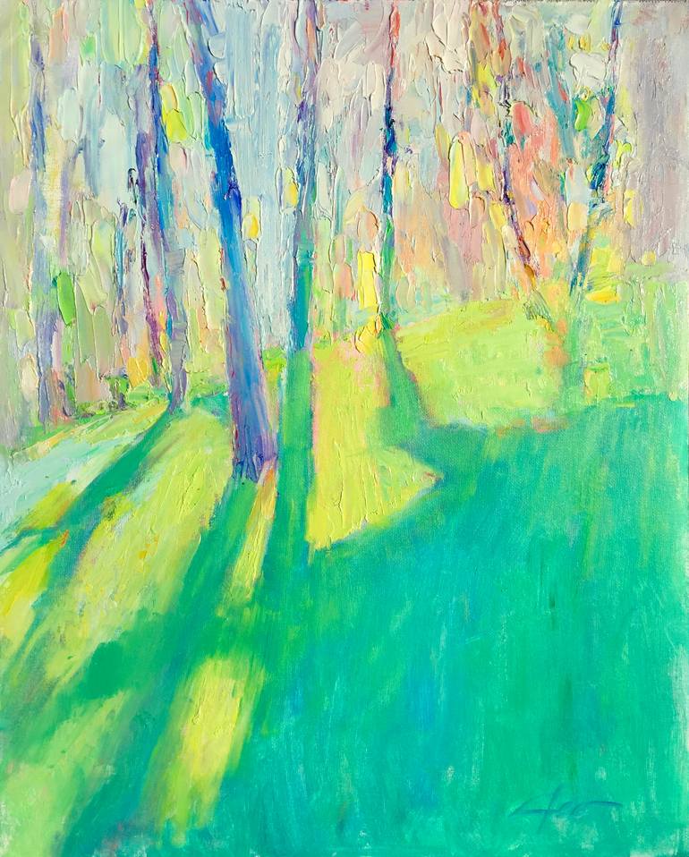 Print of Abstract Landscape Paintings by Cleo Manuel Krueger