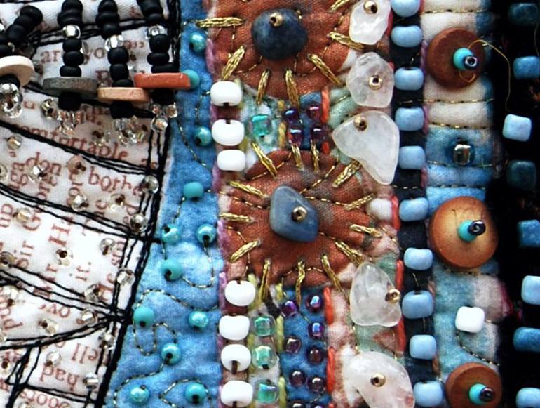 Original Expressionism Still Life Collage by Amy Ropple