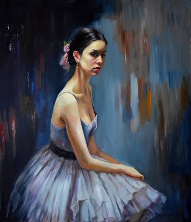 Original Figurative Portrait Paintings by Serghei Ghetiu