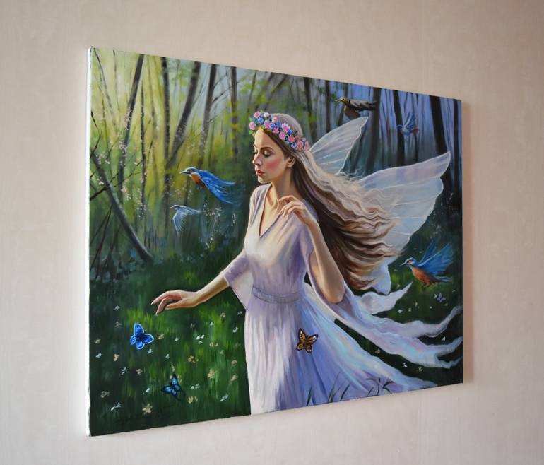 Original Figurative Fantasy Painting by Serghei Ghetiu
