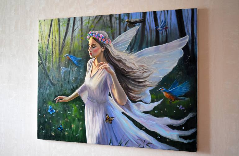 Original Figurative Fantasy Painting by Serghei Ghetiu