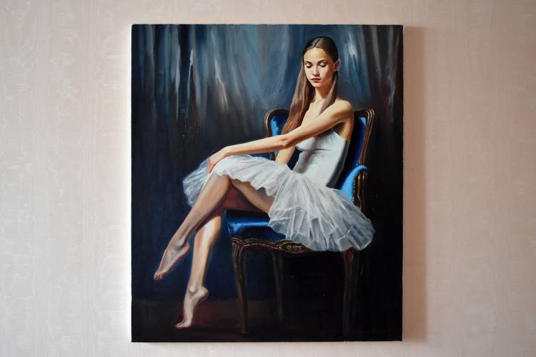 Original Figurative Portrait Painting by Serghei Ghetiu