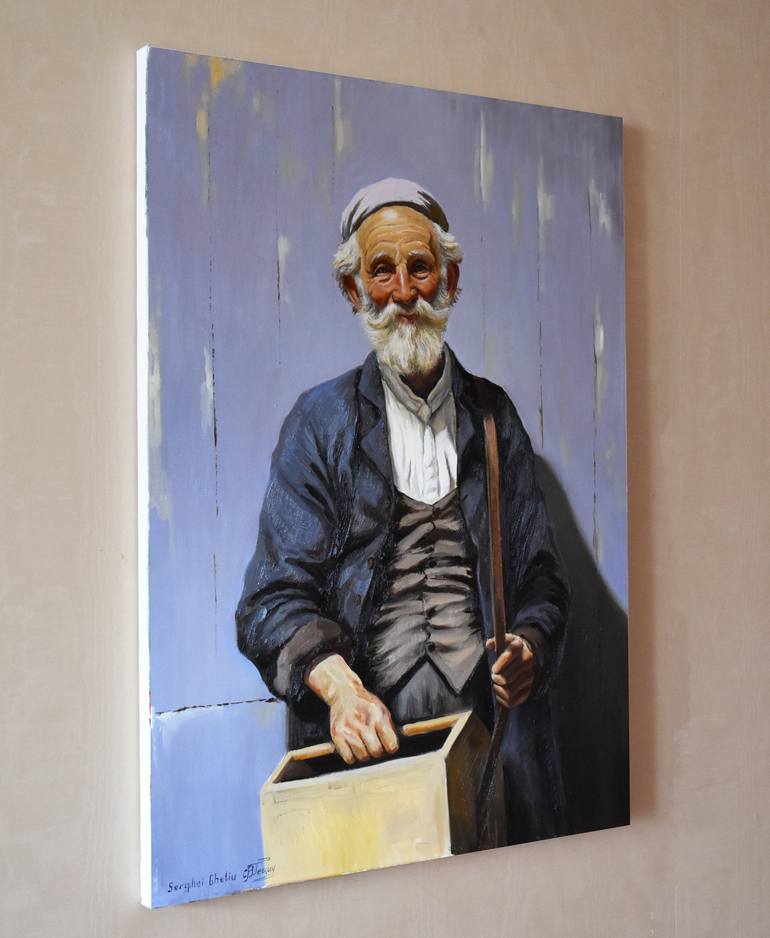 Original Portrait Painting by Serghei Ghetiu