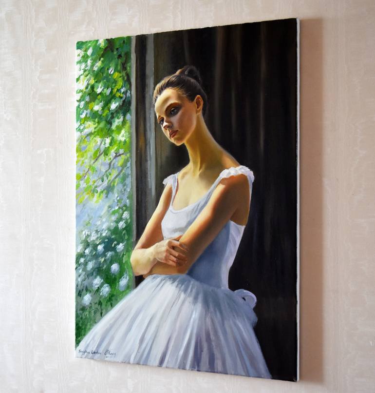 Original Figurative People Painting by Serghei Ghetiu