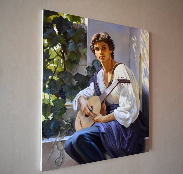 Original Figurative People Painting by Serghei Ghetiu