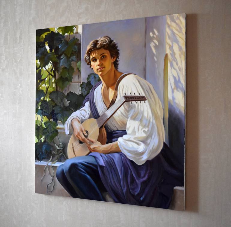 Original Figurative People Painting by Serghei Ghetiu