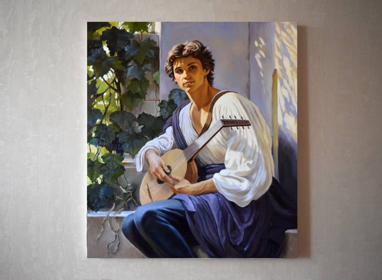 Original Figurative People Painting by Serghei Ghetiu