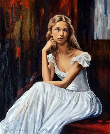 Original Figurative Portrait Paintings by Serghei Ghetiu